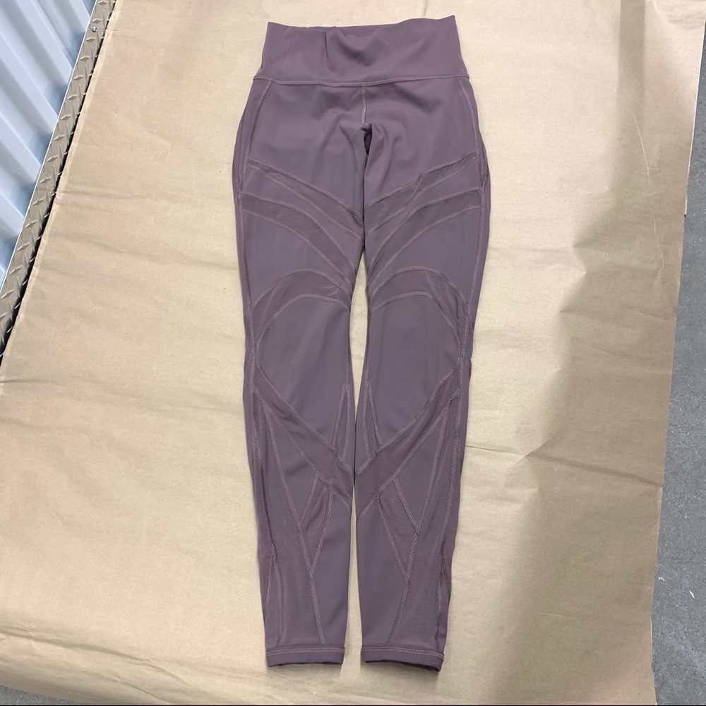 Lululemon Mesh Logo Design Leggings
